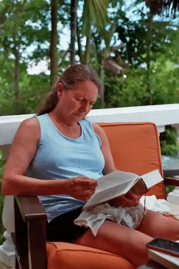 Sabine Dohmen beim lesen